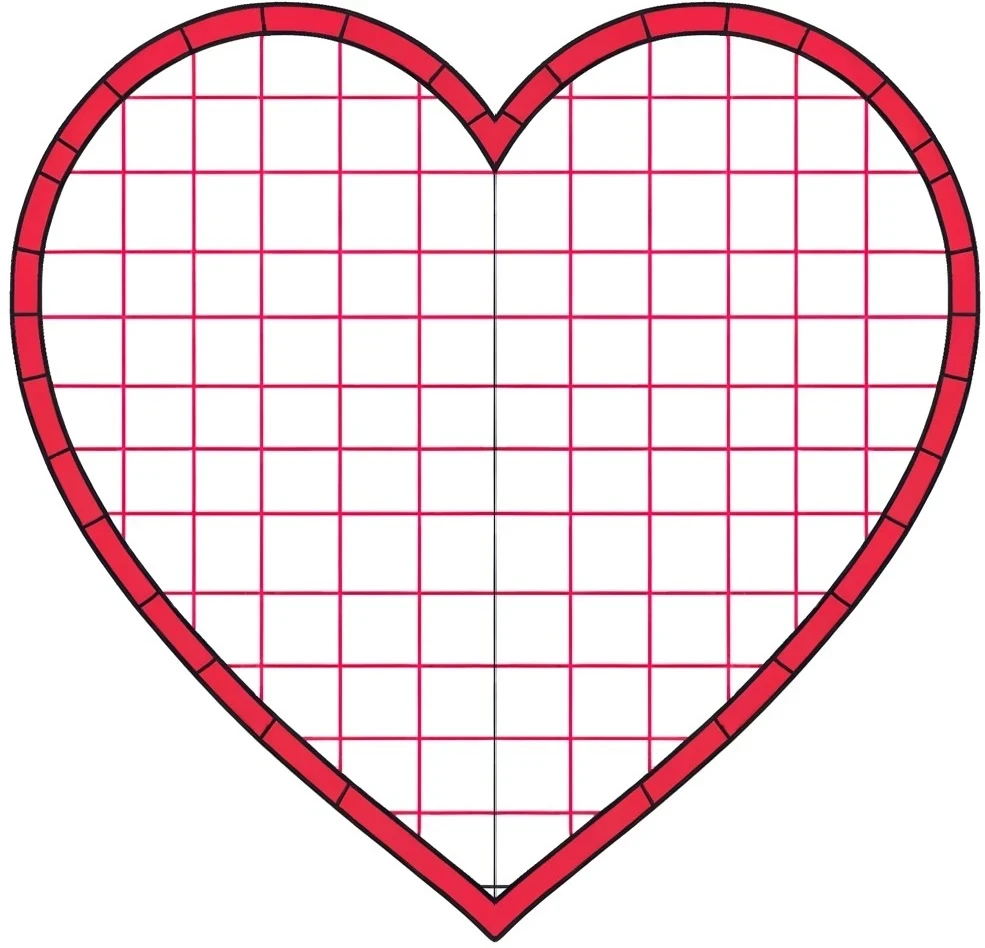 Valentine's Day heart game setup