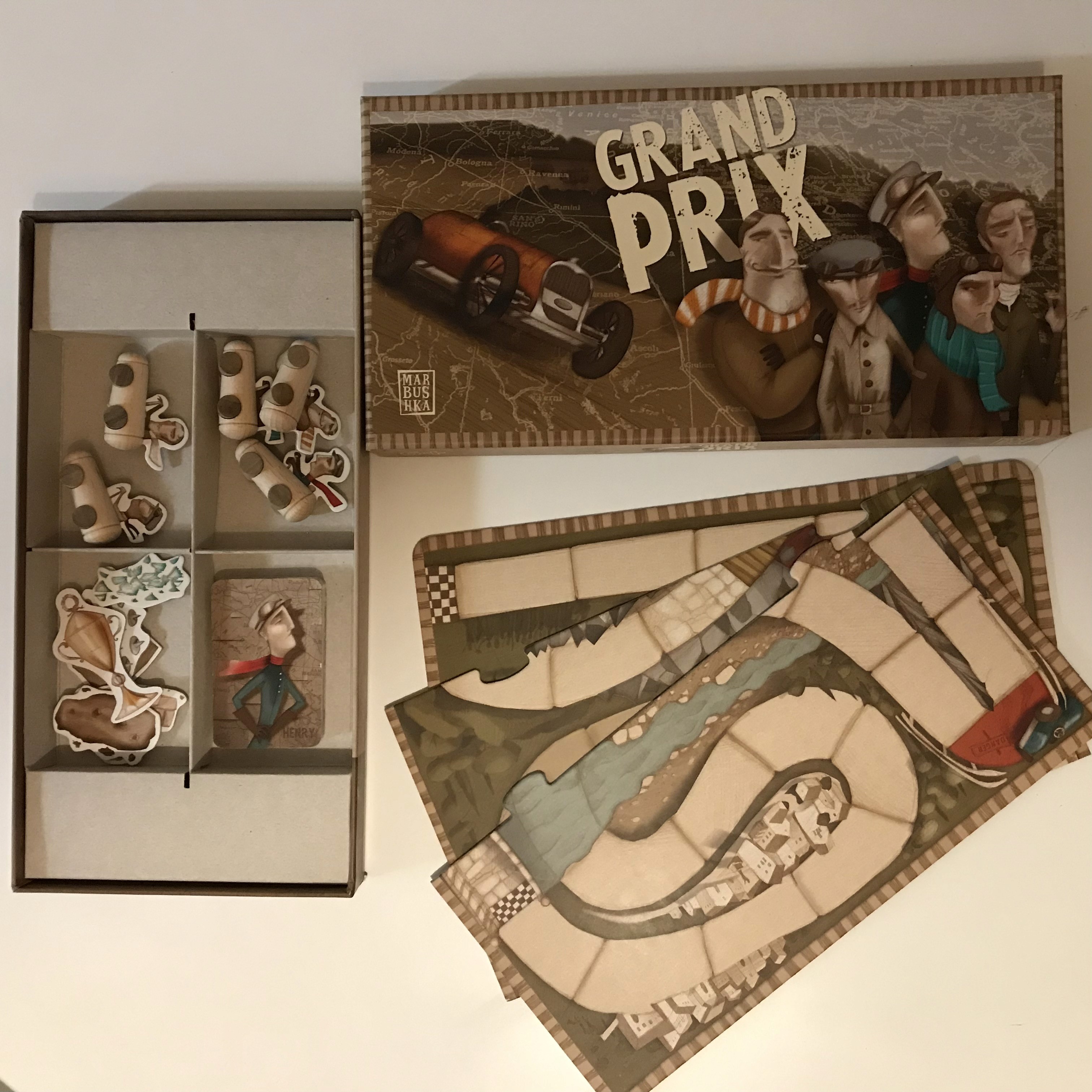 Juego de mesa Grand Prix de Marbushka