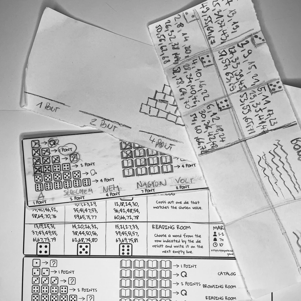 MARK & PLAY first sketch and prototype development